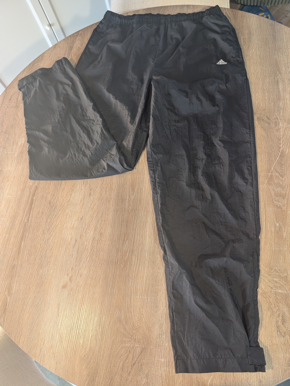 Adidas Men’s Black Lightweight Track Splash Pants